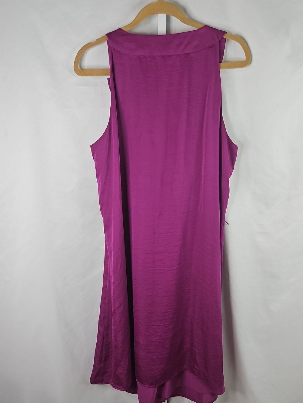 Lane Bryant Magenta Pleated Midi Dress - Picture 7 of 8